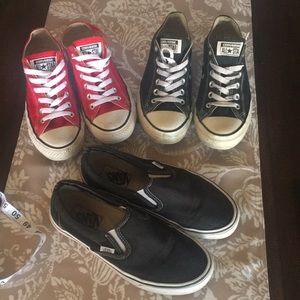 Vans and Converse - women’s size 7&7.5